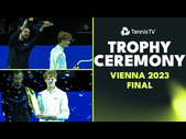 Medvedev Jokes & Champagne Moments  Jannik Sinner vs Daniil Medvedev: Vienna 2023 Trophy Ceremony