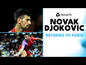 Novak Djokovic Returns To Paris vs Tomas Etcheverry | Rolex Paris Masters 2023 Highlights