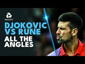 ALL THE ANGLES: Novak Djokovic vs Holger Rune EPIC Match | Paris 2023