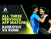Novak Djokovic vs Holger Rune: All Three ATP Meetings So Far...