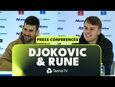Novak Djokovic & Holger Rune | Nitto ATP Finals 2023 Press Conferences