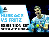 Hubert Hurkacz vs Taylor Fritz FUNNY Exhibition Set Highlights | Nitto ATP Finals 2023