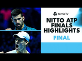 Novak Djokovic vs Jannik Sinner For The Title!  | Nitto ATP Finals 2023 Final Highlights