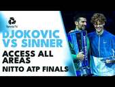 Novak Djokovic vs Jannik Sinner: Access All Areas! | Nitto ATP Finals 2023 Final Highlights