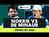 Cam Norrie vs Alex De Minaur Highlights | United Cup 2024