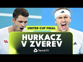 THRILLING Hubert Hurkacz vs Alexander Zverev Highlights | United Cup Final 2024
