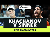 Jannik Sinner & Karen Khachanov's EPIC Encounters So Far | Melbourne & Miami Highlights