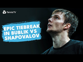 EPIC Tiebreak in Alexander Bublik vs Denis Shapovalov | Montpellier 2024 Highlights