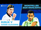 Felix Auger-Aliassime vs Alexander Bublik Highlights  | Montpellier 2024