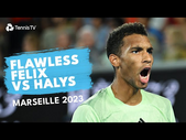 Felix Auger-Aliassime Best Plays vs Quentin Halys | Marseille 2024 Highlights