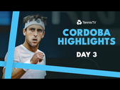 Etcheverry Battles Zapata Miralles; Cerundolo & Coria In Action | Cordoba 2024 Highlights Day 3