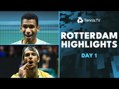 Musetti Faces Griekspoor, Auger-Aliassime & Goffin Also In Action | Rotterdam 2024 Day 1 Highlights