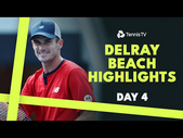 Tommy Paul & Frances Tiafoe Headline Amazing Session of Tennis | Delray Beach 2024 Day 4 Highlights
