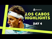 Ruud Faces Borges; Tsitsipas & Zverev In Action | Los Cabos 2024 Quarter-final Highlights