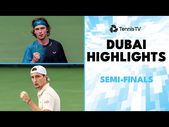 Rublev vs Bublik Dramatic Match; Medvedev Faces Humbert | Dubai Semi-Final Highlights