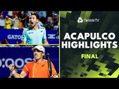 Alex De Minaur vs Casper Ruud For The Title  | Acapulco 2024 Final Highlights