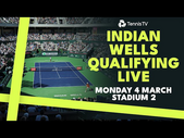 Live Indian Wells Qualifying Stream: Maxime Cressy vs David Goffin