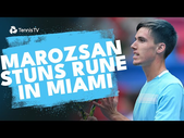 Fabian Marozsan STUNS Holger Rune!  | Miami 2024 Highlights