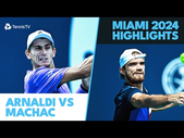 Tomas Machac vs Matteo Arnaldi Highlights | Miami 2024
