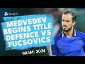 Daniil Medvedev Kicks Off Miami Title Defence vs Fucsovics! | Miami 2024 Highlights
