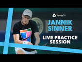 LIVE: Jannik Sinner Practices Before The Miami 2024 Final!