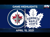 NHL Game Highlights | Jets vs. Maple Leafs - Apr. 15, 2021
