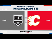 NHL Highlights | Kings vs. Flames - March 30, 2024