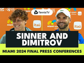 Jannik Sinner & Grigor Dimitrov React To Miami 2024 Final!