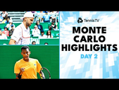 Khachanov vs Norrie; Dimitrov, Tsitsipas & Auger-Aliassime Play | Monte-Carlo 2024 Highlights Day 2