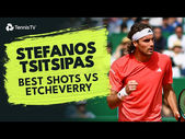 Stefanos Tsitsipas Best Shots vs Etcheverry | Monte-Carlo 2024