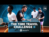 The Time Travel Challenge Is Back! Gael Monfils & Stan Wawrinka Play With Vintage Tennis Rackets ️