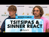 Stefanos Tsitsipas & Jannik Sinner React To Thrilling Semi-Final ️ | Monte-Carlo 2024