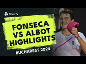 Joao Fonseca vs Radu Albot Highlights | Bucharest 2024
