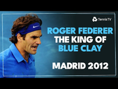 When Roger Federer Won The Only Blue Clay Title  | Madrid 2012 Final Extended Highlights
