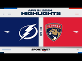 NHL Game 1 Highlights | Lightning vs. Panthers - April 21, 2024