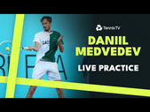 LIVE STREAM: Daniil Medvedev Practices Ahead Of His First Match Of Madrid 2024