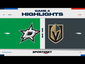 NHL Game 4 Highlights | Stars vs. Golden Knights - April 29, 2024