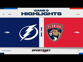 NHL Game 5 Highlights | Lightning vs. Panthers - April 29, 2024