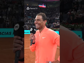 Rafael Nadal Jokes He’s Coming Back To Madrid Next Year 