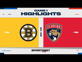 NHL Game 1 Highlights | Bruins vs. Panthers - May 6, 2024
