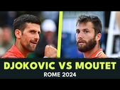 Novak Djokovic Begins Rome Campaign vs Moutet | Rome 2024 Highlights