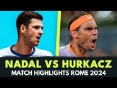 Hubert Hurkacz vs Rafa Nadal Highlights | Rome 2024