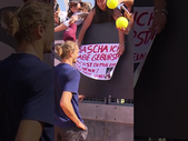 Emotional Scenes As Alexander Zverev Makes This Fan's Day! 