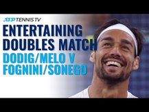 Entertaining Match: Fognini/Sonego vs Dodig/Melo | Indian Wells 2021 Highlights