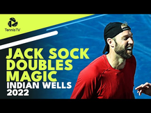 Jack Sock Doubles Magic In Electric Indian Wells Atmosphere! 