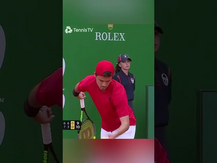 Ball Girl Can't Believe How Long Petros Tsitsipas Takes To Serve 