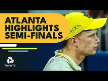 Jenson Brooksby v Frances Tiafoe; Alex De Minaur v Ilya Ivashka | Atlanta 2022 Semi-Final Highlights