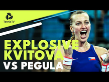 Petra Kvitova EXPLOSIVE Tennis vs Pegula  | United Cup 2022 Highlights