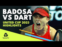 Wonderful Paula Badosa vs Harriet Dart Match! | United Cup 2023 Highlights