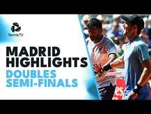 Khachanov/Rublev vs Arevalo/Rojer; Bopanna/Edben Feature | Doubles Semi-Final Highlights Madrid 2023